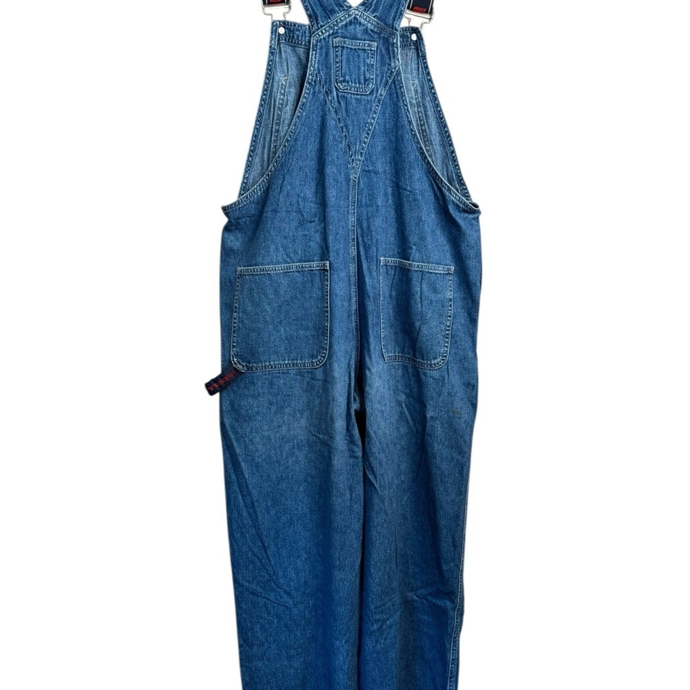 VTG 1999 Warner Brothers Studio LOONEY TUNES Embroidered Denim OVERALLS Sz M G7 - Picture 10 of 16